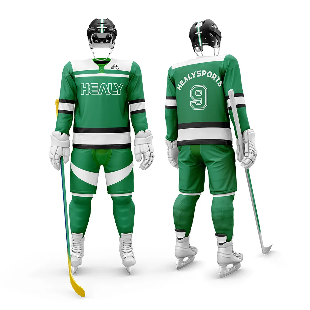 Black Hockey Jersey Healy Sportswear Manufacture FOB Guangzhou 3