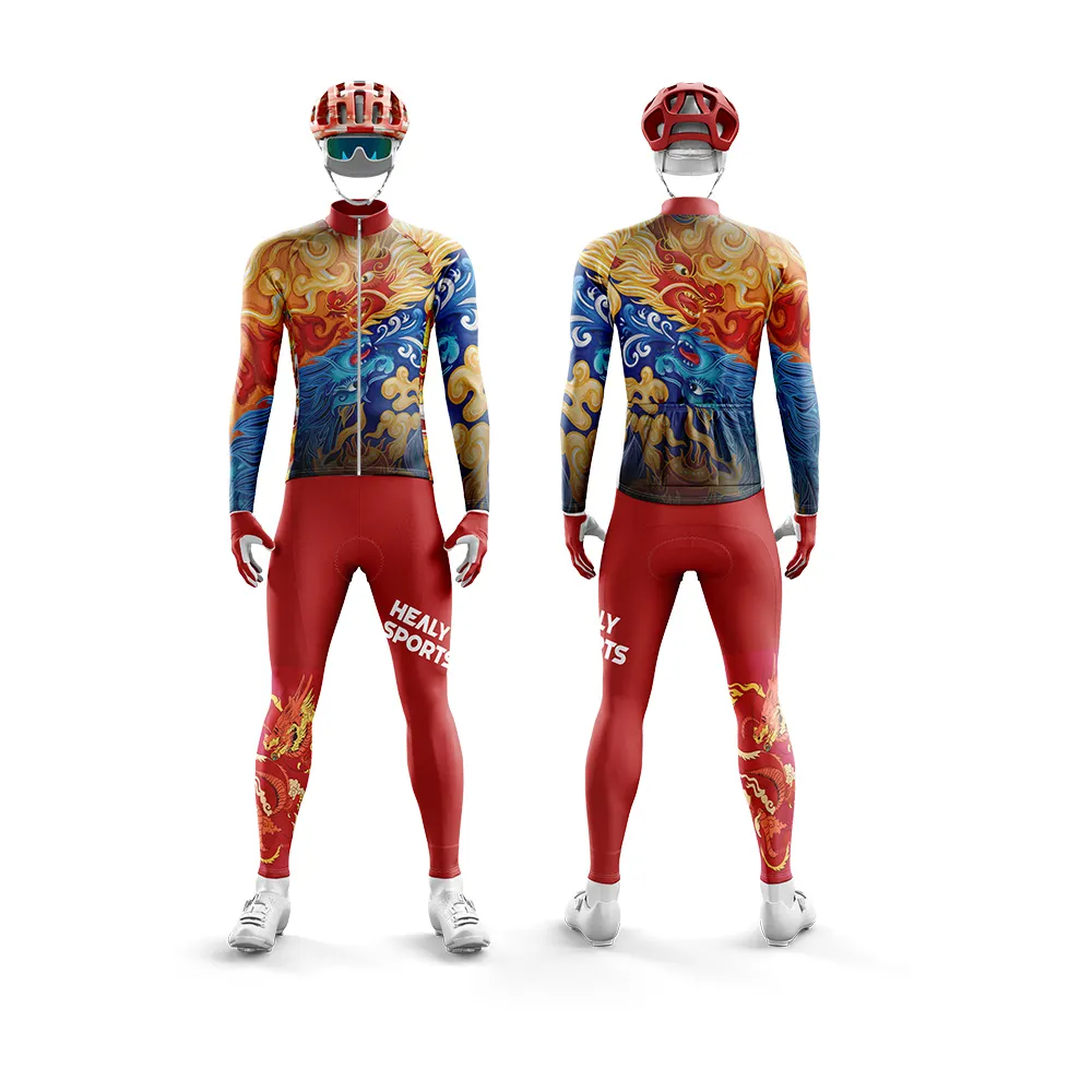Mens Cycling Attire Custom Size - - Healy Sportswear 3