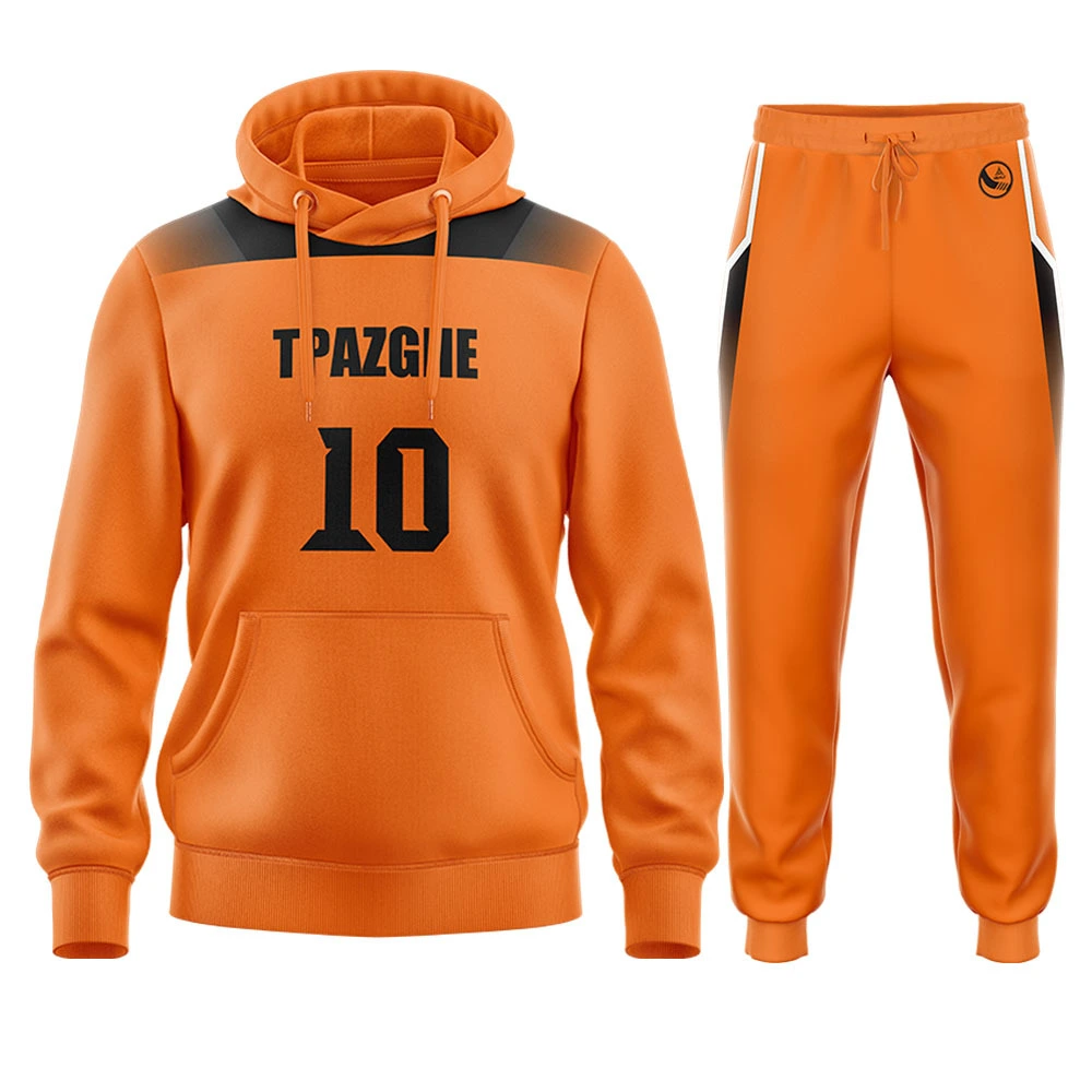 I-OEM yoYilo olutsha lomqhaphu wePullover oQinisekileyo ngokweSiko lweLogo Embroidery Sweatshirt SPORT iseti yeehoodies zeSOCCER KUNYE NEPANT 1