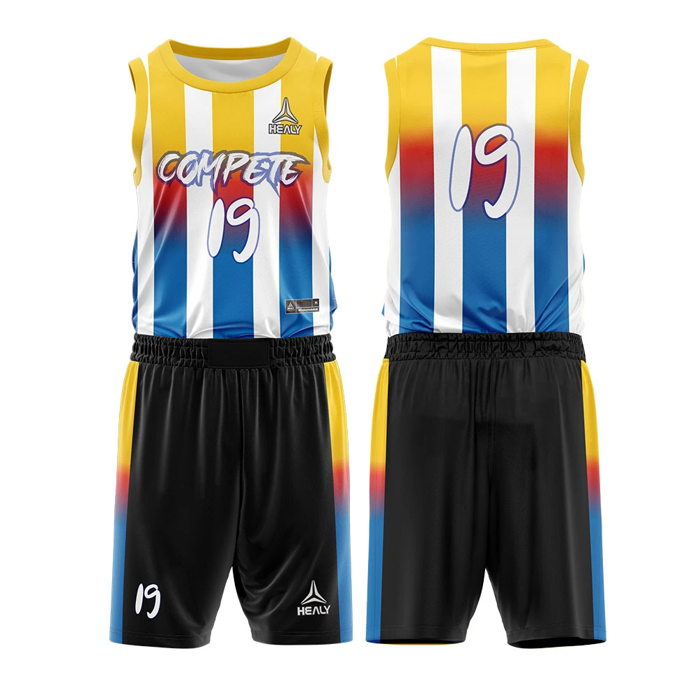 Кошаркашке кошуље по мери Цоллеге Сублиматион Принт Иоутх Бест Десигн Униформа кошаркашког дреса 1