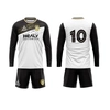 Langarm-Set, atmungsaktiv, Übergröße, 100 % Polyester, Fußballtrikots, Oberteile, Fußballmannschaftsuniform 1