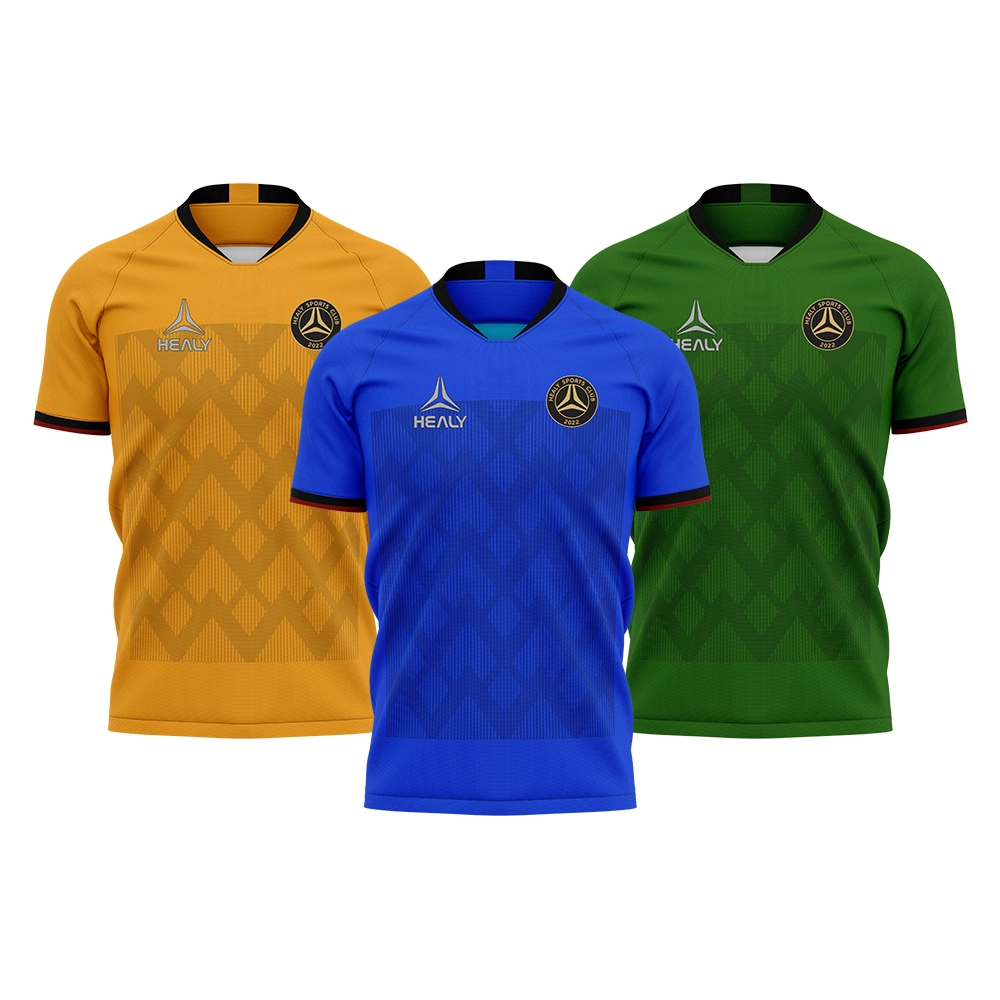 Mokhoa o Mocha oa Bolo ea bolo ea maoto Jersey ea High Quality Custom Design Club League Soccer Jersey 1