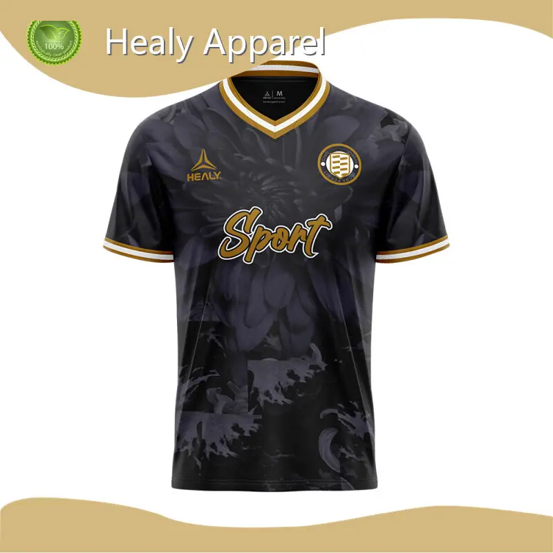 Football Shirt Wholesale Suppliers Healy Sportswear Brand 7-14 Working Days TT Full Payment Before Shipment (30% in Advance 1