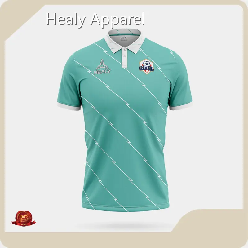 OEM Soccer Team Polo Shirts Healy Sportswear Retro Soccer Wear 1