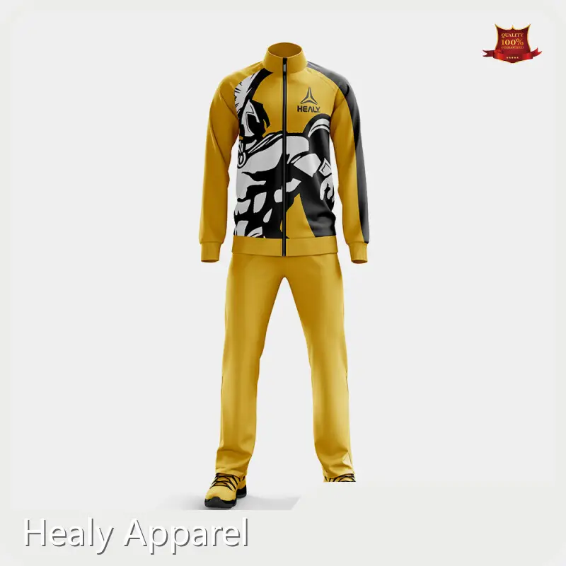 Wholesale Soccer Training Jacket Healy Sportswear Brand 1