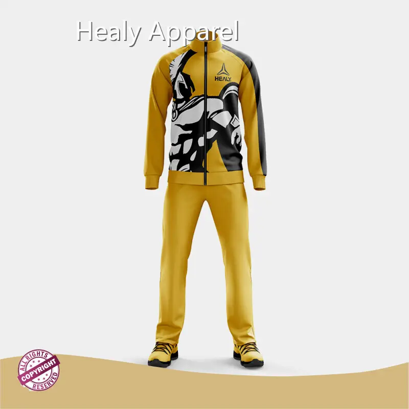 Custom Training Zip Up Jacket OEM/ODM Service Healy Sportswear 1