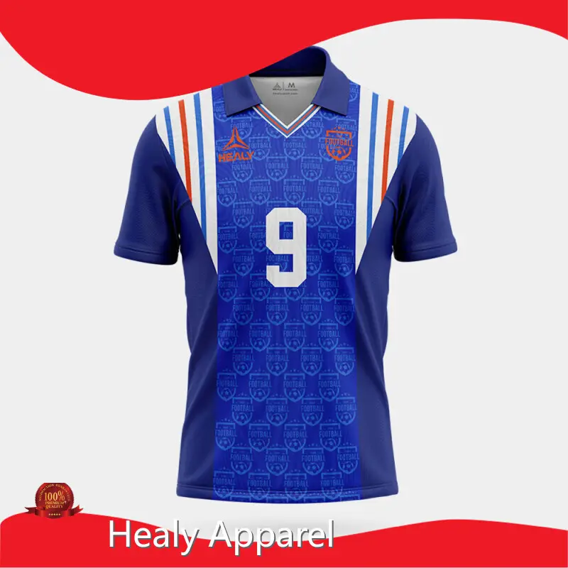 Healy Sportswear Brand Mens Football Polo Shirts Supplier 1