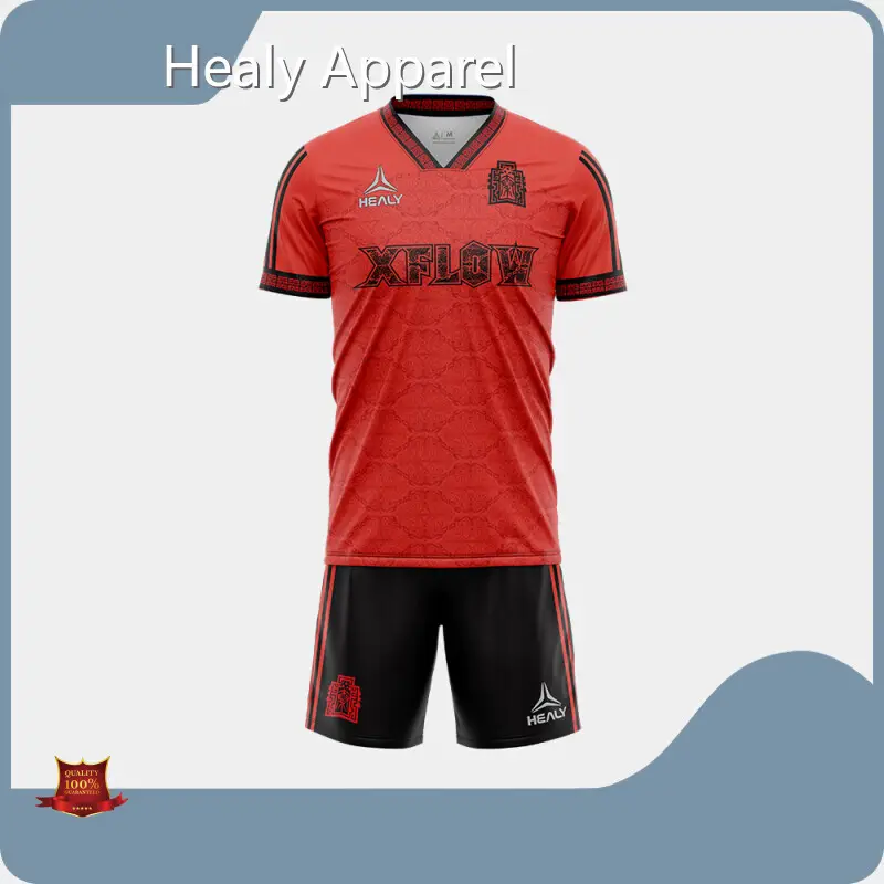 Soccer Training Uniform Retro Soccer Wear Healy Sportswear Brand OEM/ODM Service 1