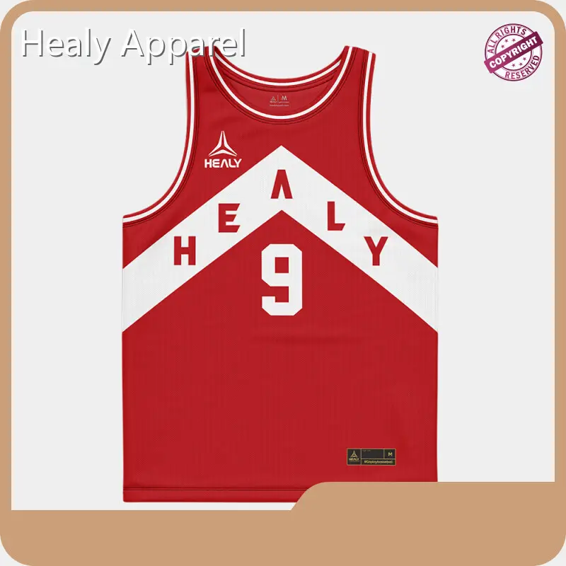 Wholesale Vintage Basketball Jersey Healy Sportswear Brand 1