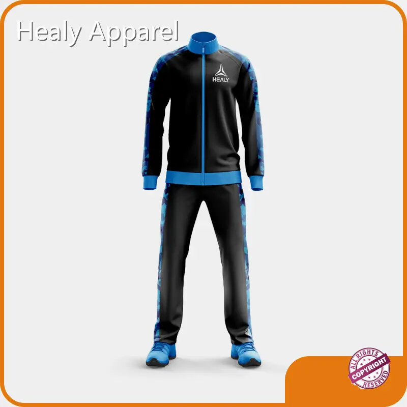 Wholesale Training Zip Up Jacket Healy Sportswear Brand 1