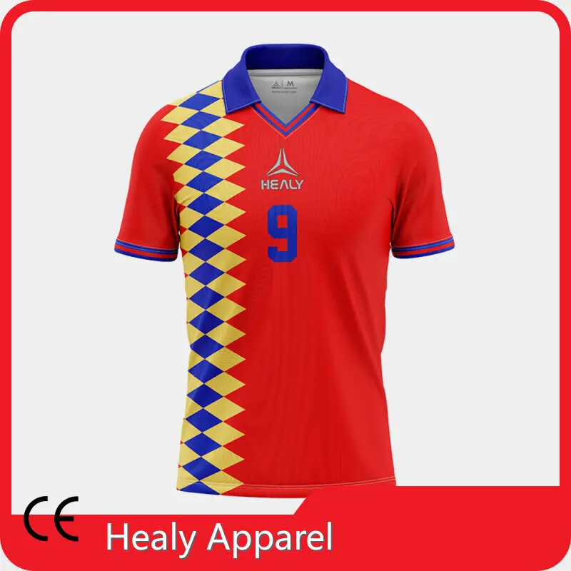 Custom Football Jersey Retro Soccer Wear Healy Sportswear Brand Customized 1