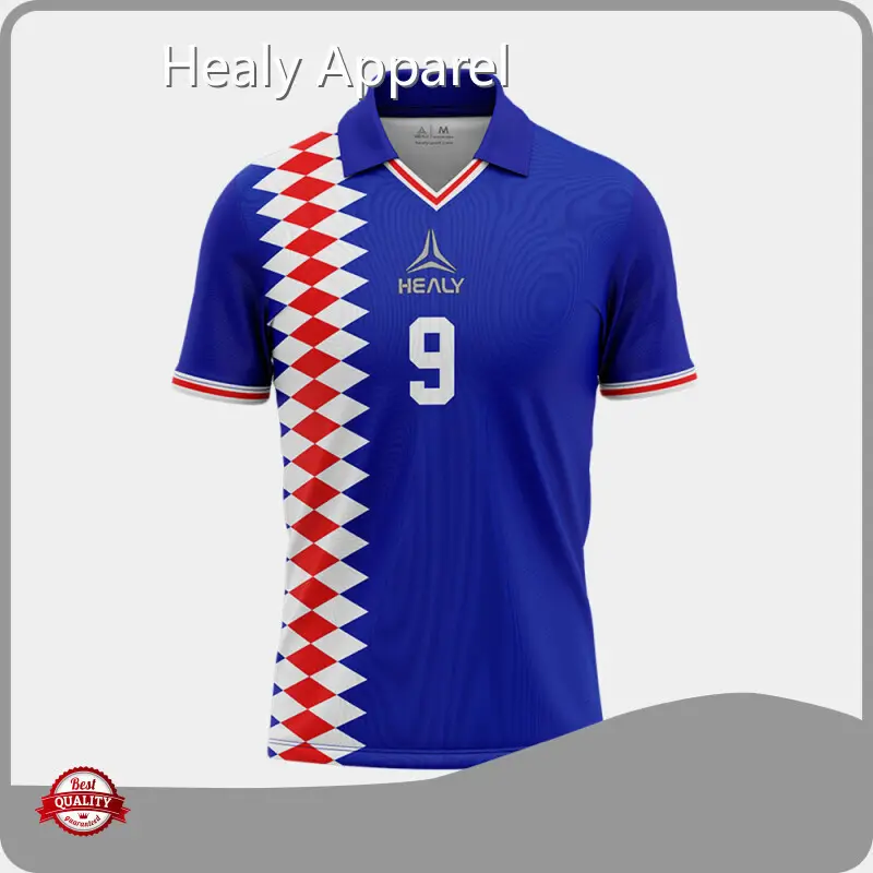 Healy Sportswear Brand Football Polo Shirts Supplier 1