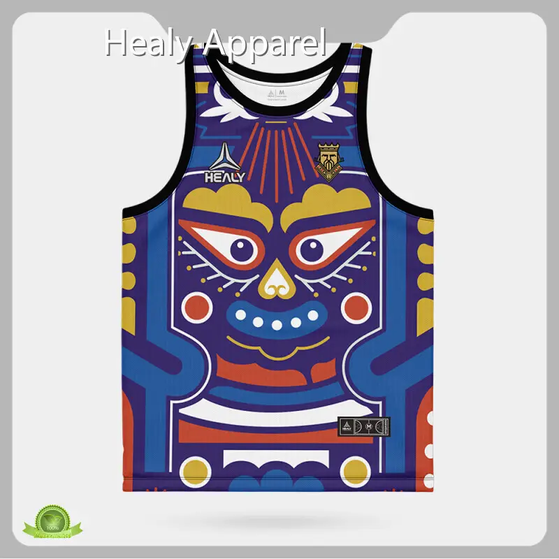 New Wholesale Reversible Basketball Jerseys Healy Sportswear Manufacture 1