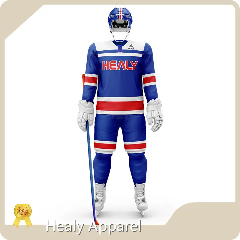 White Hockey Jersey Makers Healy Sportswear FOB Guangzhou 1