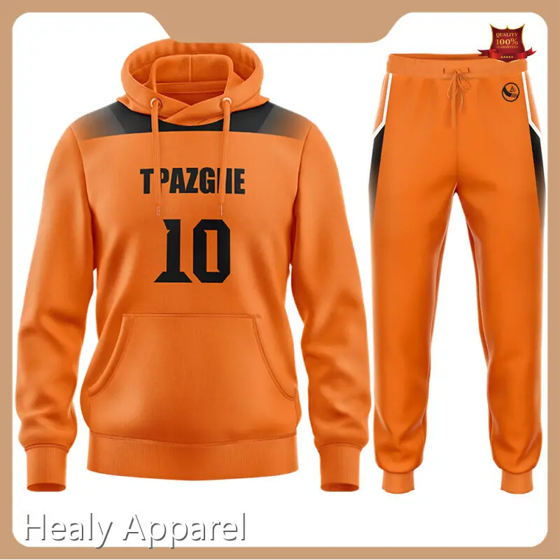 Healy Sportswear Top Custom Tackle Twill Hoodies FOB Guangzhou 1