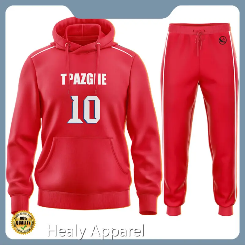Custom Soccer Team Hoodies Accept Customized Labels Healy Sportswear 1