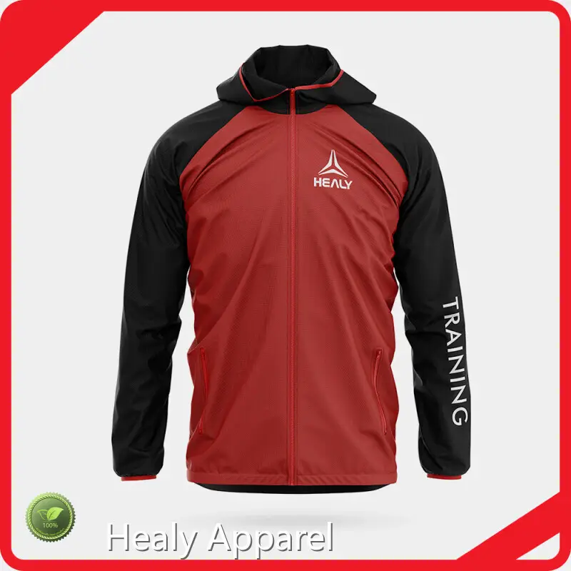 Training Zip Up Jacket Customized Logo Printing Wholesale - Healy Sportswear 1