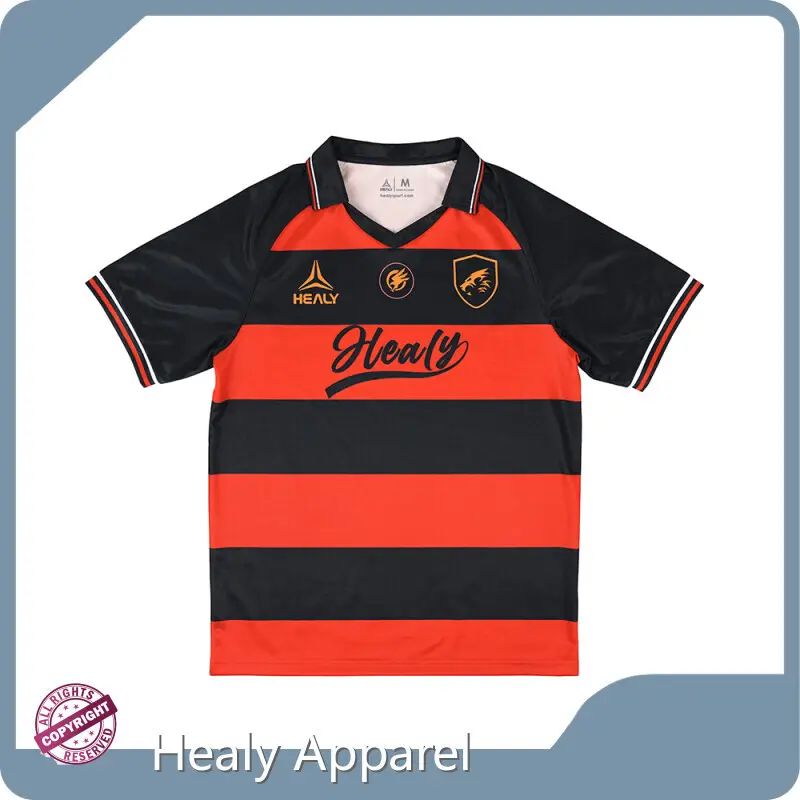 Healy Sportswear Best Football Shirt Factory Accept Customized Labels 1