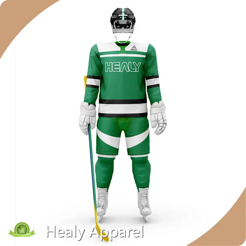Plaid Hockey Jersey Custom Size Healy Sportswear 1