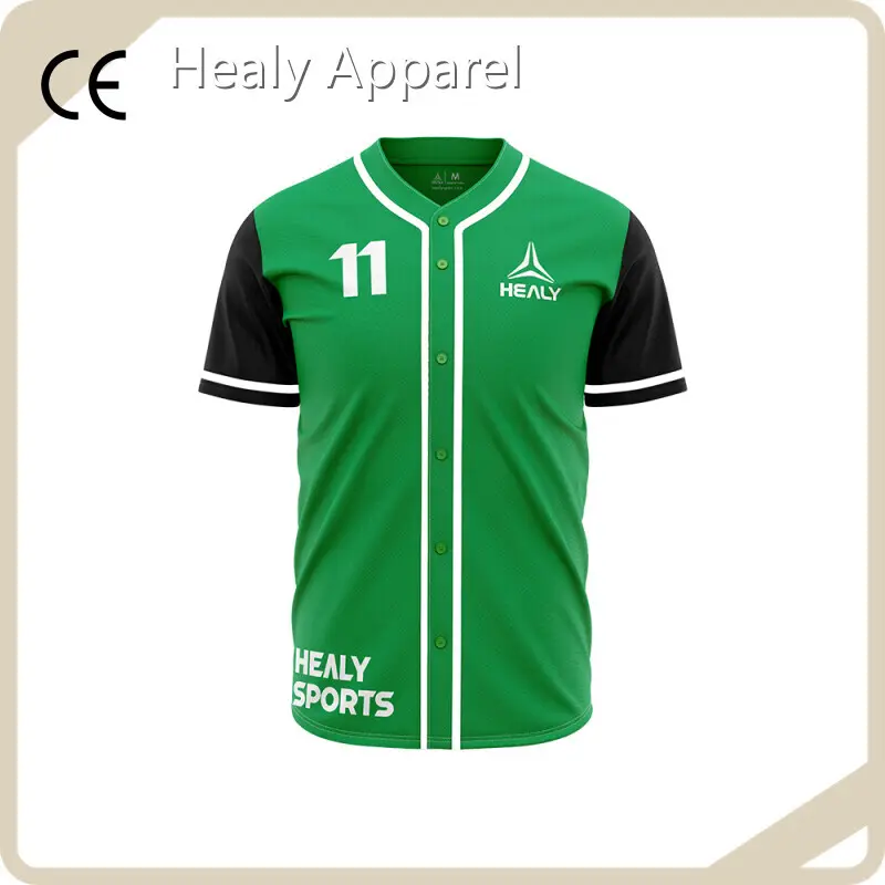 Baseball Uniform Men Customized Logo Printing Healy Sportswear Brand OEM/ODM Service 1
