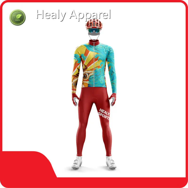 Winter Biking Attire Healy Sportswear Manufacture Customized Logo Printing 1