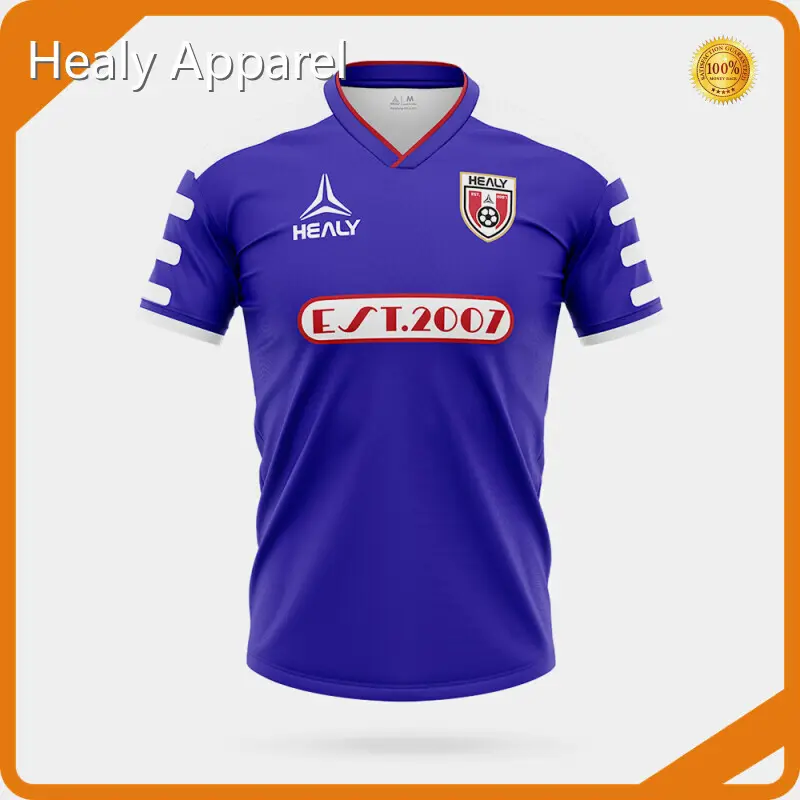 Healy Sportswear New Soccer Jerseys Suppliers Customized Logo Printing 1