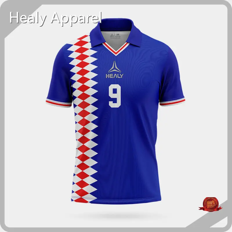New Healy Sportswear Football Team Polo Shirts 1