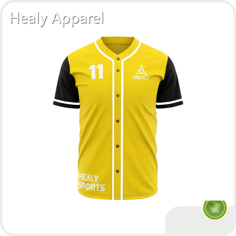 Healy Sportswear | Top Long Baseball Jersey Factory 1
