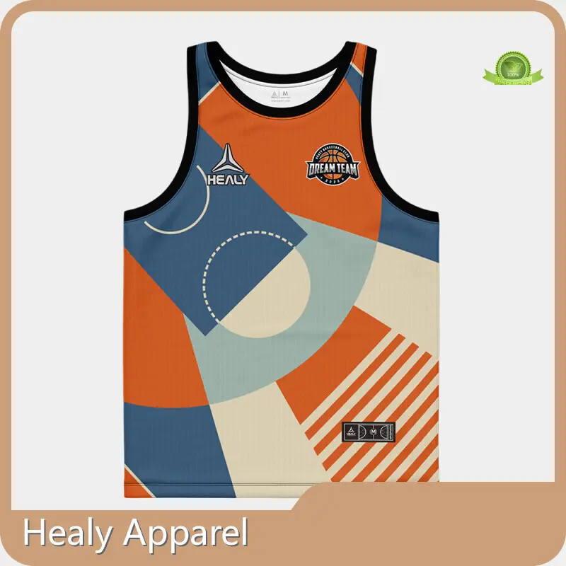 Hot Wholesale Reversible Basketball Jerseys Custom Size Healy Sportswear Brand 1