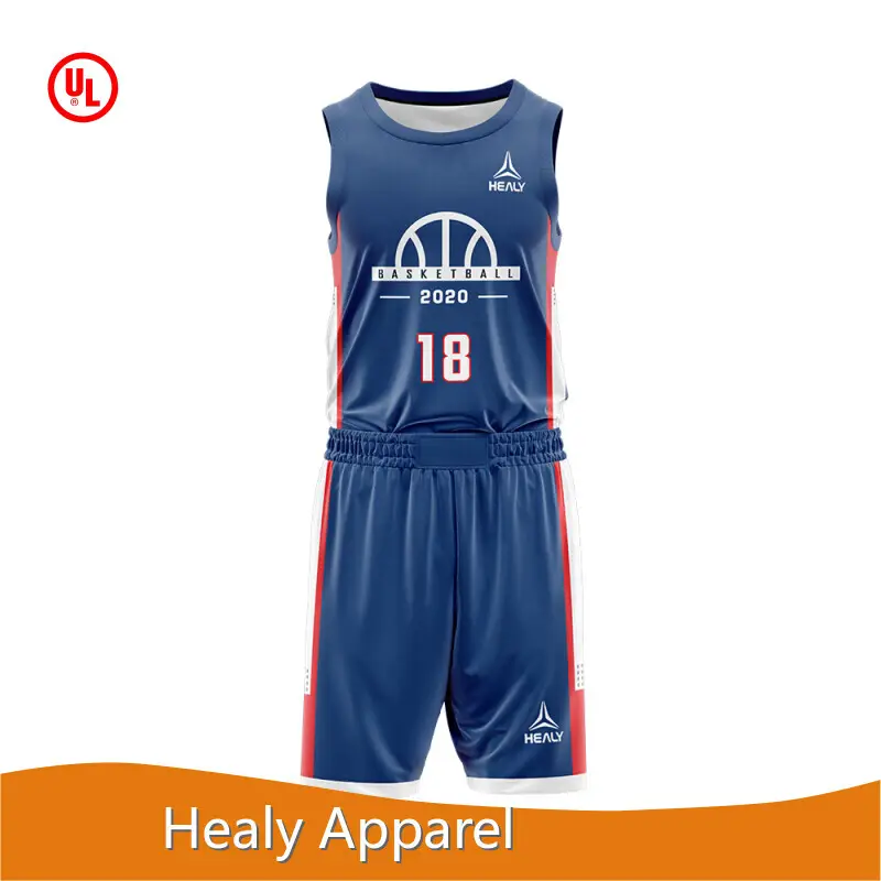 Wholesale Sublimation Basketball Jersey Maker OEM/ODM Service Healy Sportswear Company 1