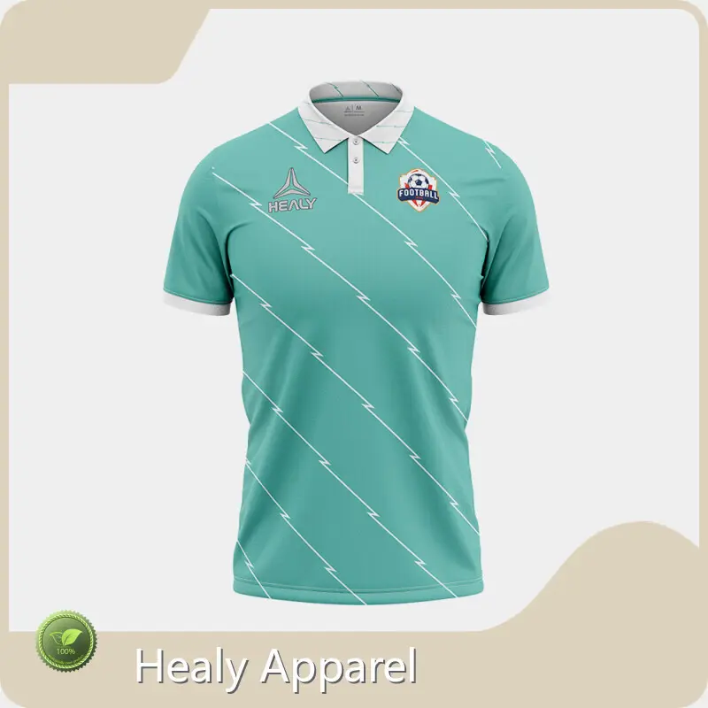 Latest Healy Sportswear Football Team Polo Shirts 1