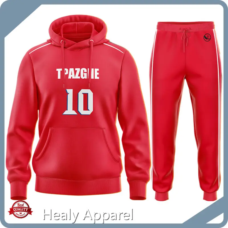 Custom Tackle Twill Hoodies Accept Customized Labels Wholesale - Healy Sportswear 1