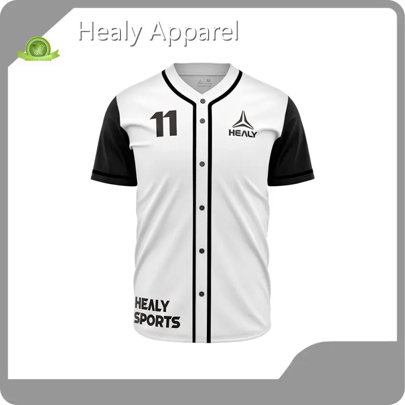 Healy Sportswear Mens Blank Baseball Jersey 1