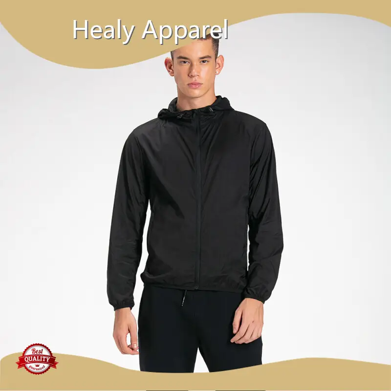 Soccer Training Jacket Healy Sportswear Manufacture Customized Logo Printing 1