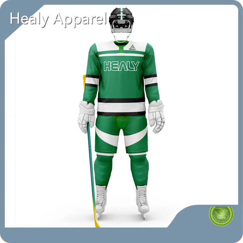 Black Hockey Jersey Healy Sportswear Manufacture FOB Guangzhou 1