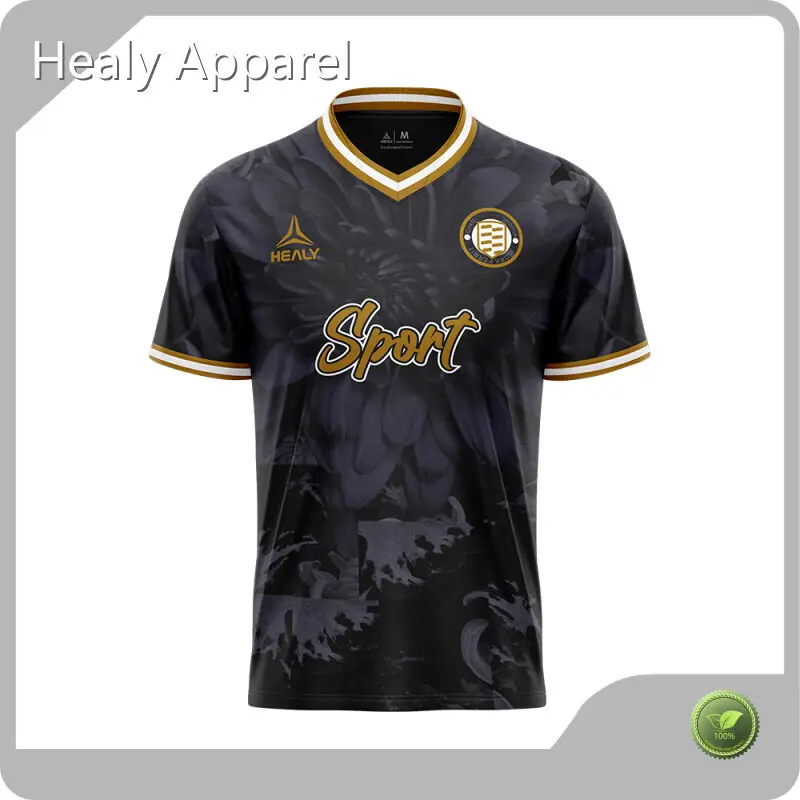 Custom Printed Football Shirts Customized Logo Printing Healy Sportswear 1