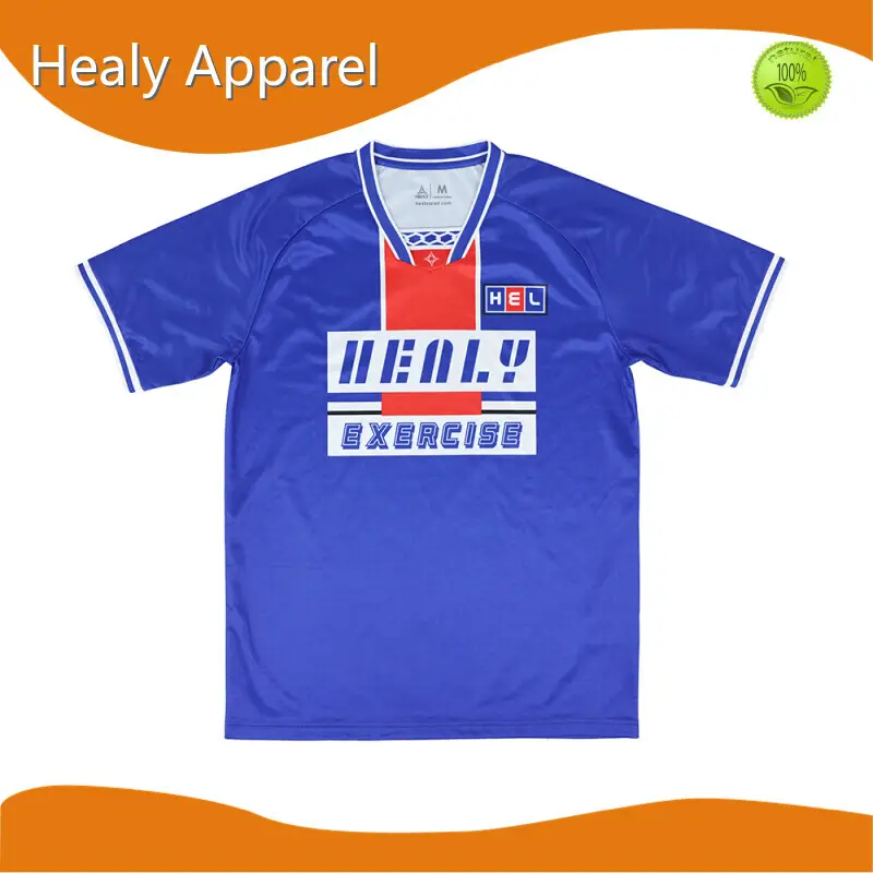 Healy Sportswear Brand Football T-shirt Custom Supplier 1