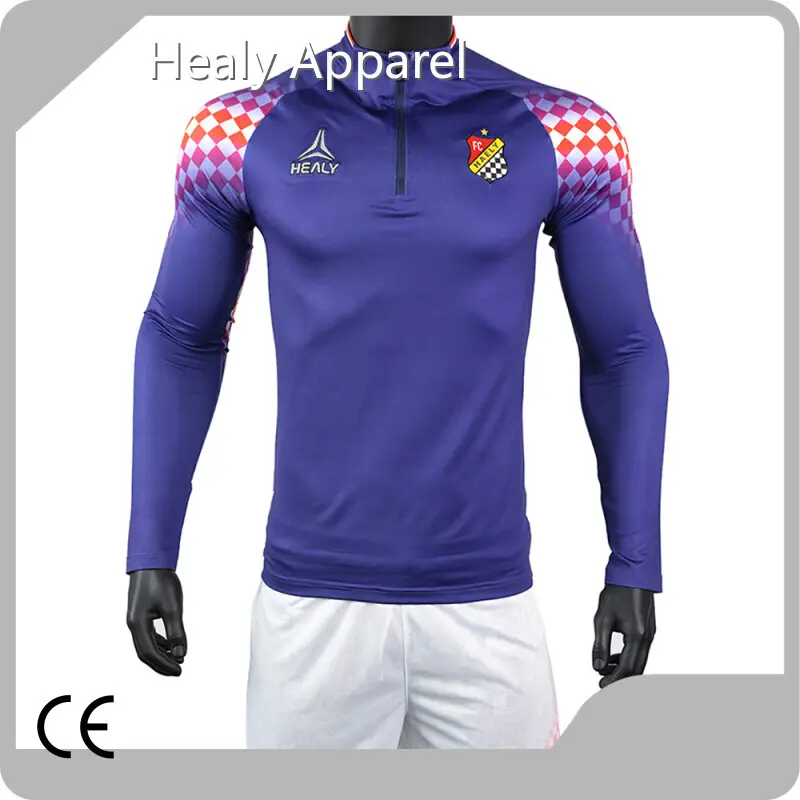 Healy Sportswear Soccer Jackets Customized Logo Printing Soccer Jacketssupply 1