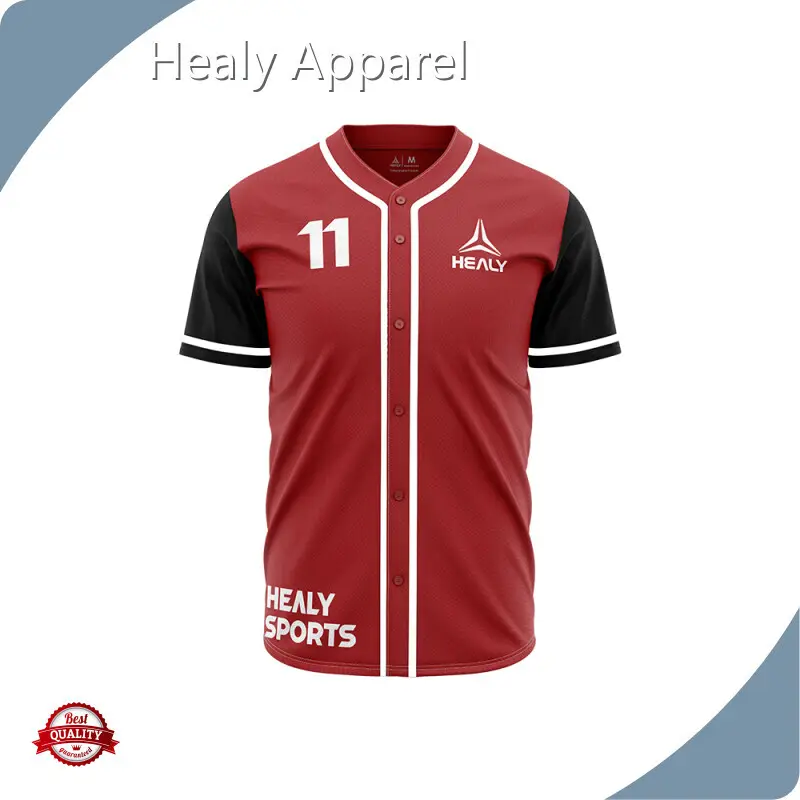 Plain Button Down Baseball Jersey OEM/ODM Service Accept Customized Labelsfactory 1