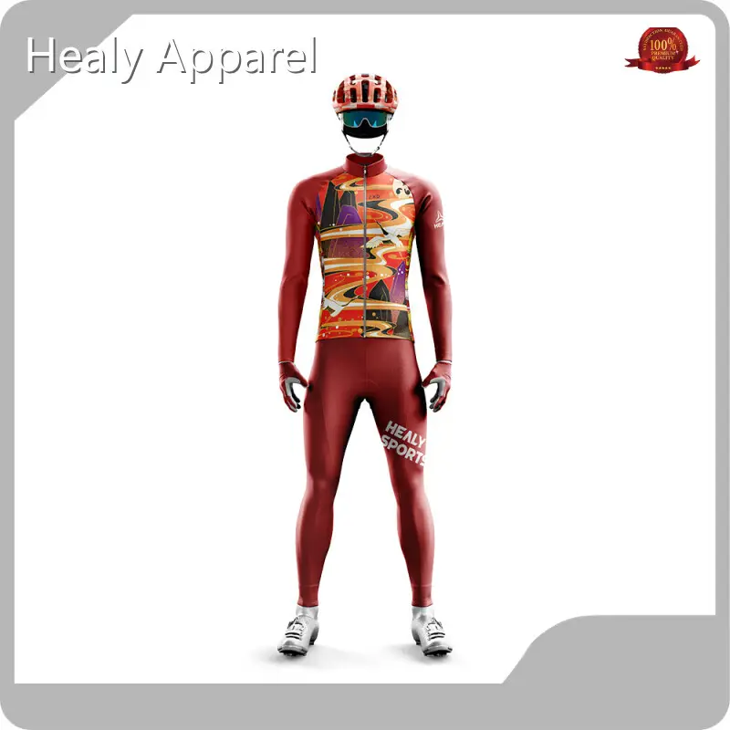 Healy Sportswear Organic Cycling Clothing Customized Logo Printing Organic Cycling Clothingmakers 1