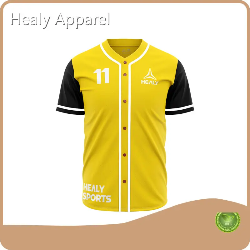 Healy Sportswear Red Baseball Jersey Men 7-14 Working Daysmakers 1