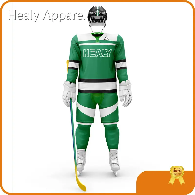 Healy Sportswear Green Hockey Jersey Hockey Jerseys Green Hockey Jerseymakers 1