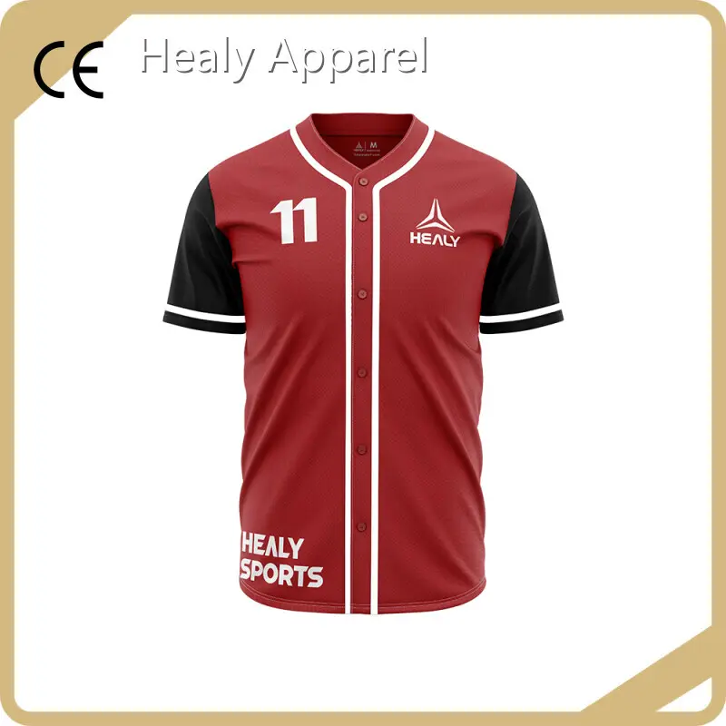 Baseball Shirts for Men 7-14 Working Days by Healy Sportswear 1