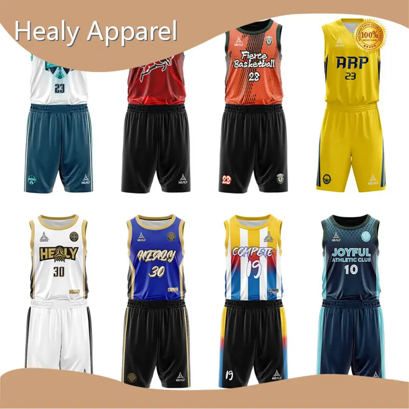 Healy Sportswear Wholesale Reversible Basketball Jerseys 7-14 Working Daysmanufacturer 1