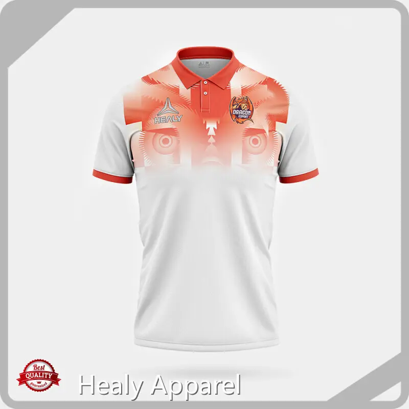 Mens Football Polo Shirts Customized Logo Printing - - Healy Sportswear 1