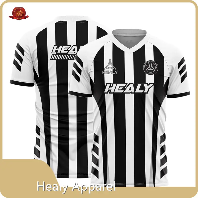 Football T-shirt Custom Accept Customized Labels - - Healy Sportswear 1