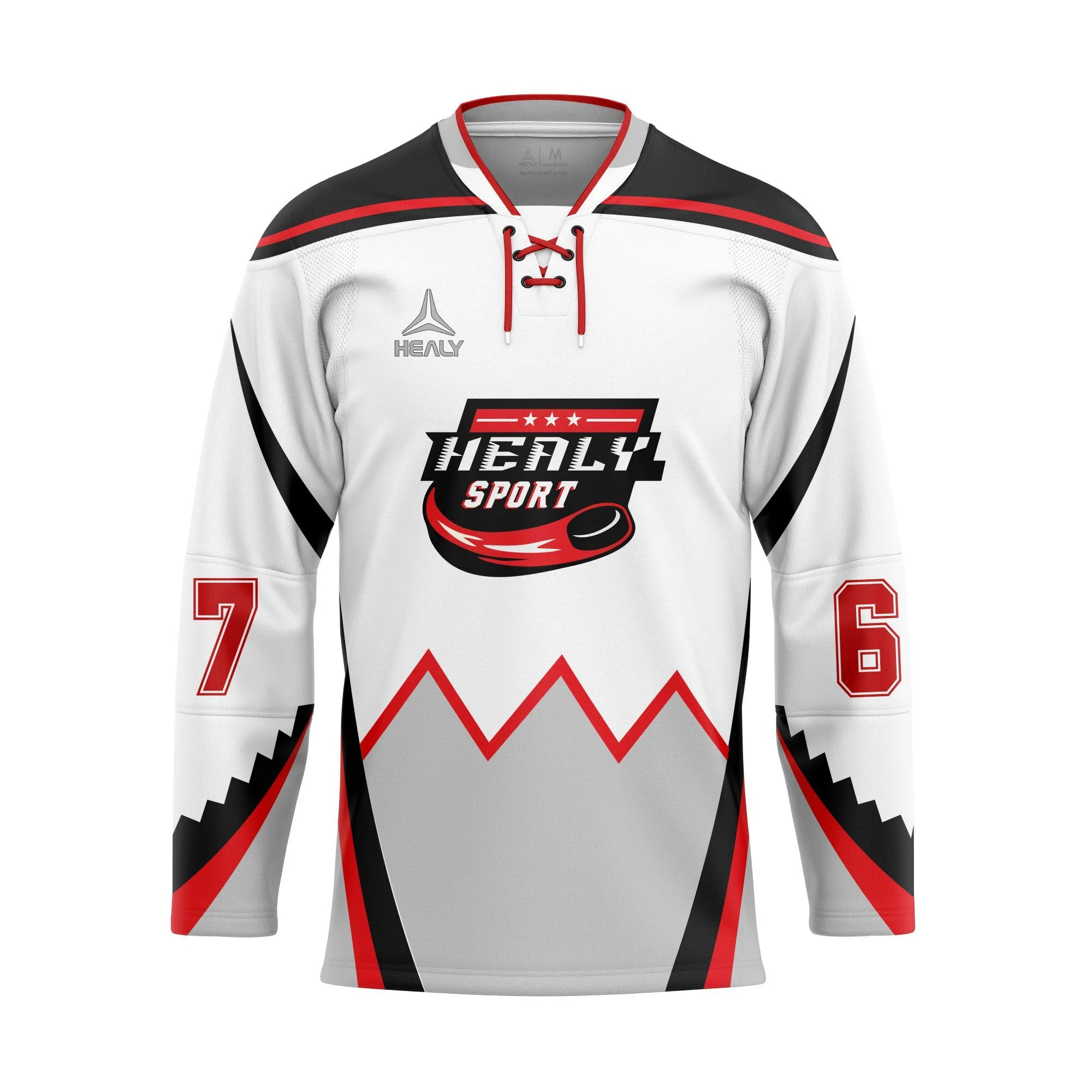 کسٹم مین یوتھ آئس ہاکی جرسی ڈیزائنر کالج اوورسائزڈ سبلیمیشن ہاکی جرسی 1