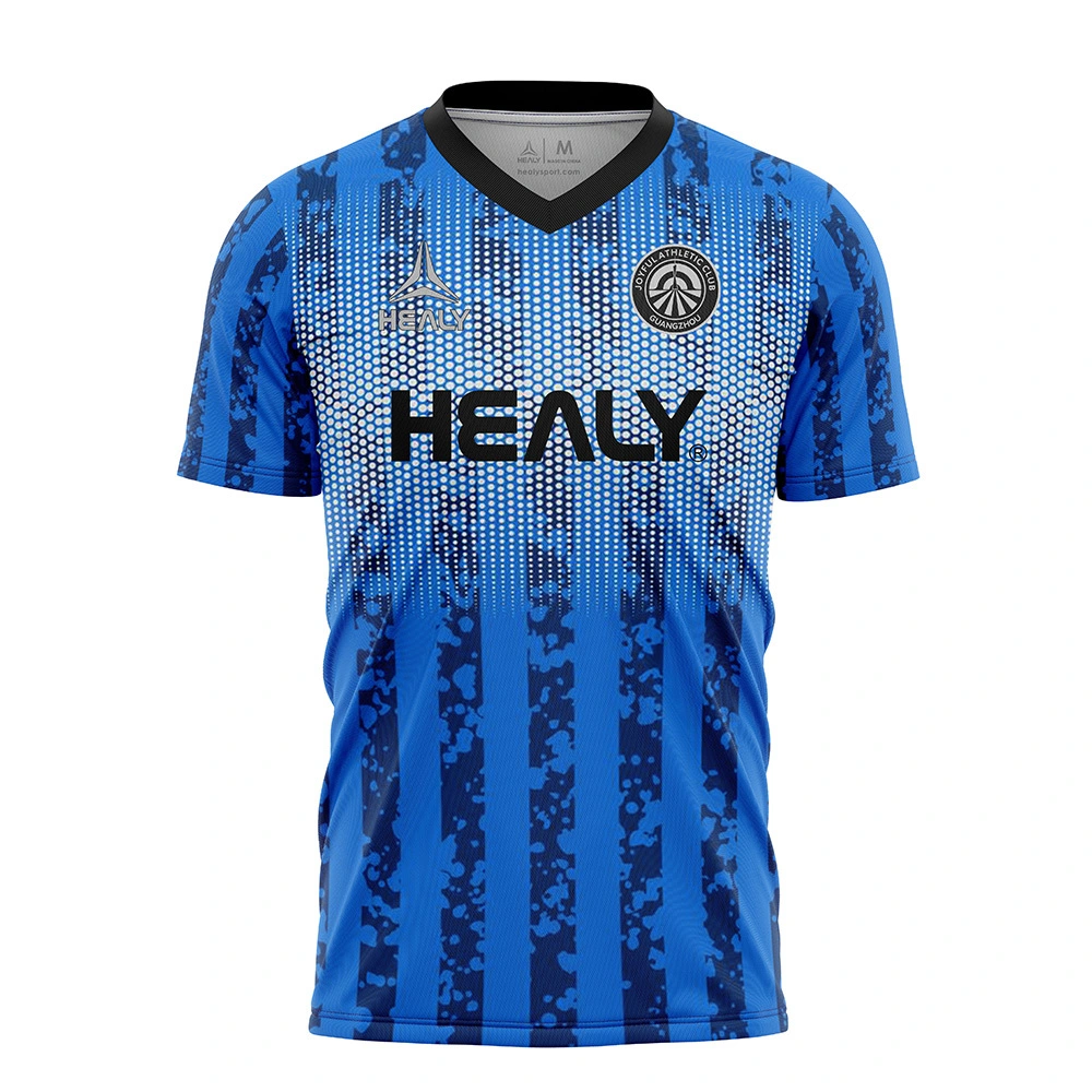 Free Design High Quality Football Jersey Training Kit Textured Football Shirt for Team Uniforms 1