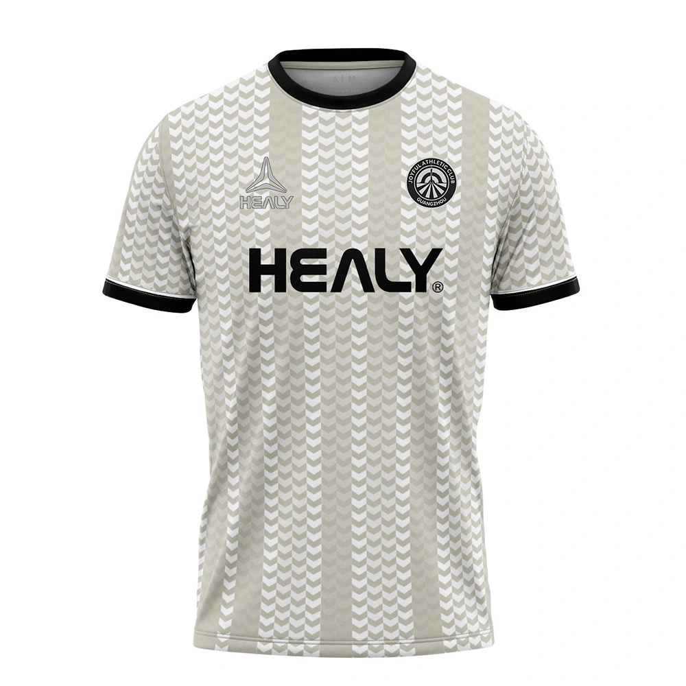 Jersey បាល់ទាត់ដែលមានសមត្ថភាពដំណើរការខ្ពស់ជាមួយនឹងក្រណាត់ Jacquard ដែលអាចដកដង្ហើមបាន 1
