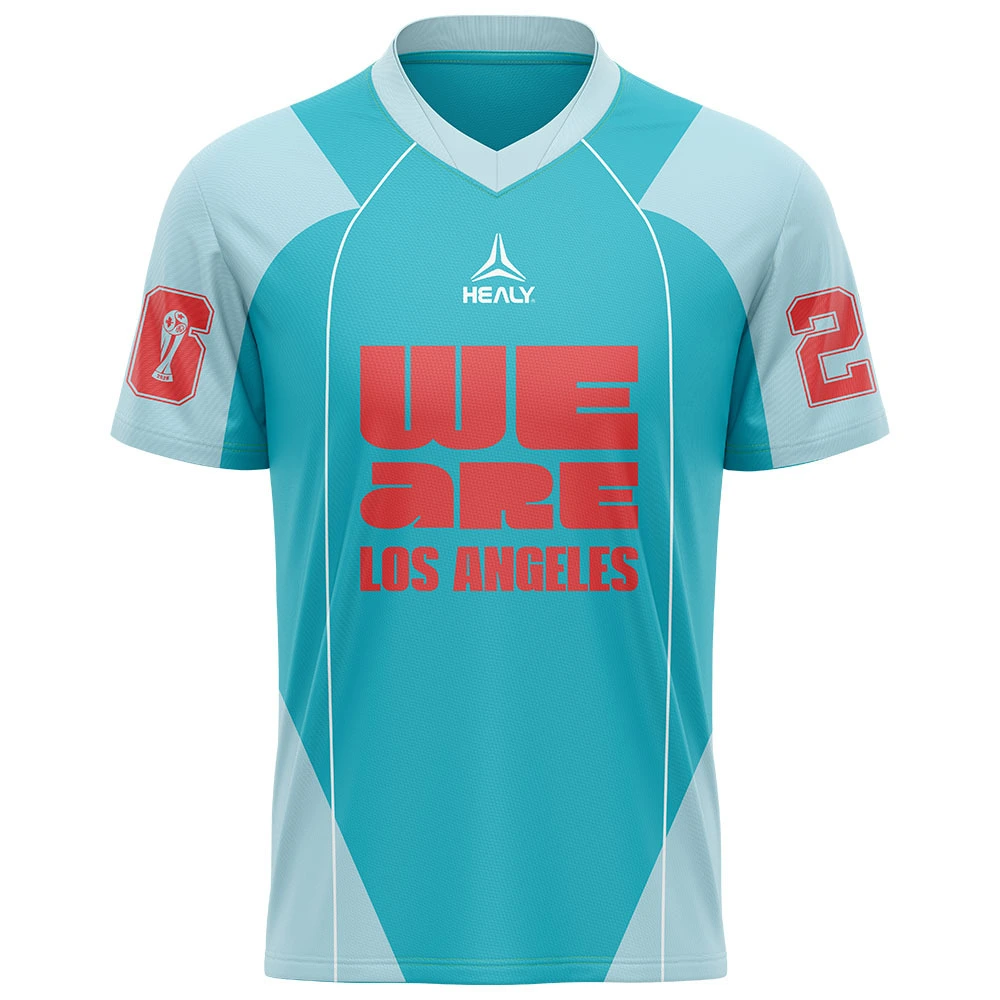 Popilè inifòm foutbòl Customized ak Jacquard rèspirant 1
